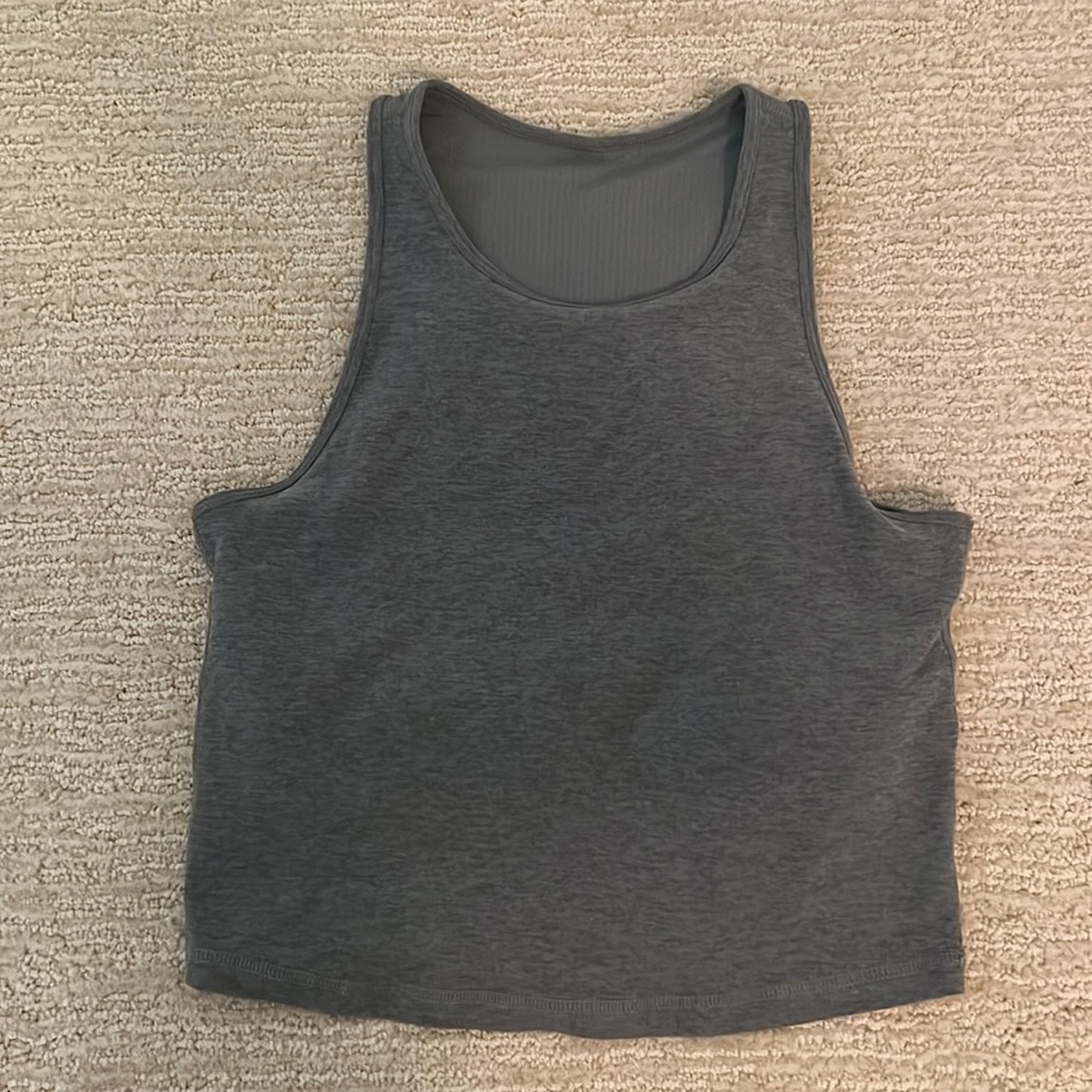 Vuori cropped workout top with built in bra